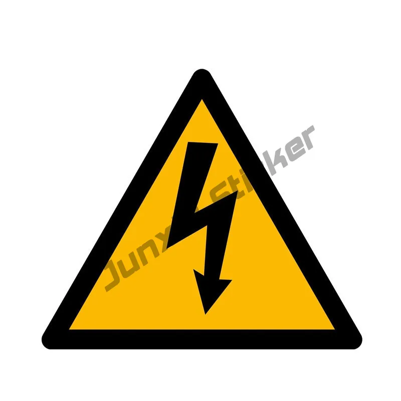 

Warning of Dangerous Warning Colorful Car Stickers Creative Decals Bumper Trunk Laptop Rear Windshield Fine Decal Decor KK13cm