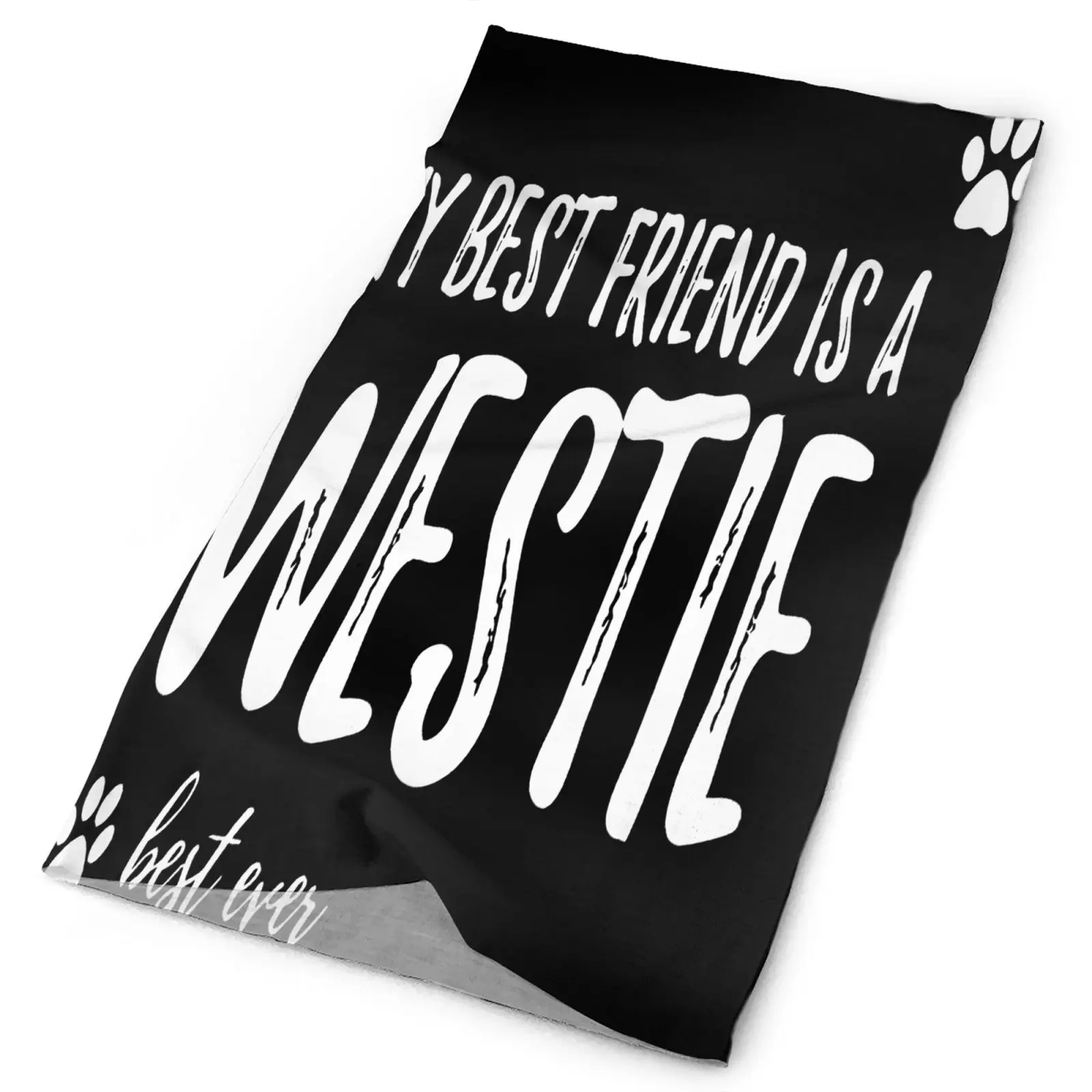 

My Best Friend Is A Westie Men's Bandana Bandana With Ears Masks Scarf Hiking Scarf Anime Scarf Scarves And Shawls Scarf Women