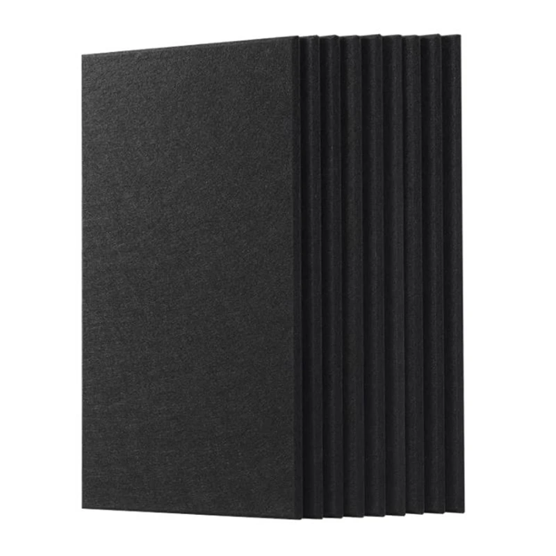 

9Pcs Acoustic Panels,Soundproof Foam,Rectangular Noise Reduction Decorative Sound Insulation Pads,For Studios