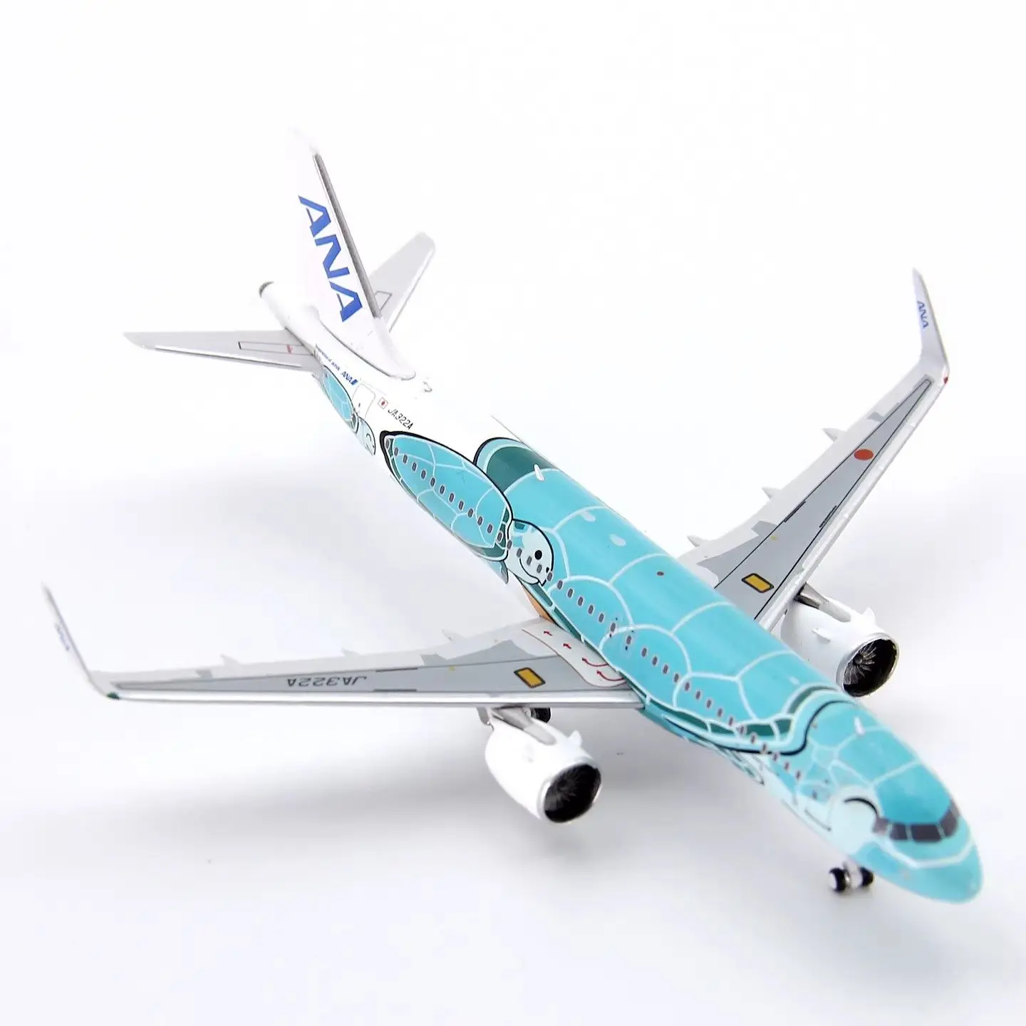 Фото Модель самолета GeminiStar A320neo JA322A из литого сплава, масштаб 1:400, классическая ностальгическая игрушка, подарок, сувенир, коллекционная статическая модель для демонстрации №5