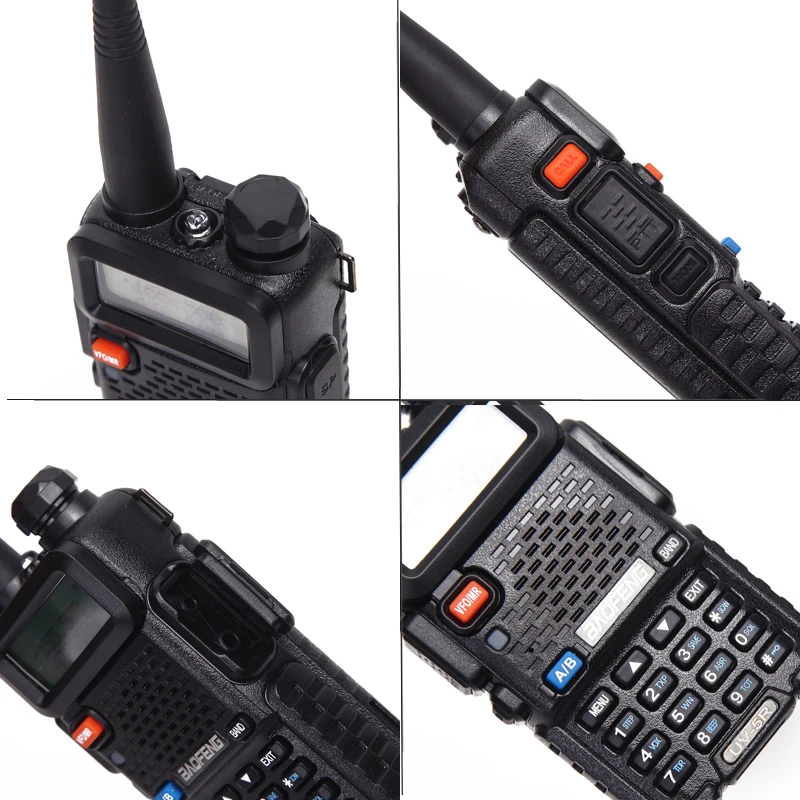 2PCS Baofeng walkie talkie UV-5R two way cb radio upgrade version baofeng uv5r 128CH 5W VHF UHF 136-174Mhz & 400-520Mhz