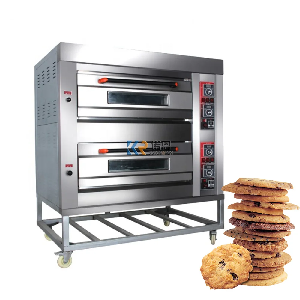 

Cake Oven Bakery Industrial Bread High Quality Commercial Pizza Baking Oven Rotisserie Convectional 2 Decks 4 Trays