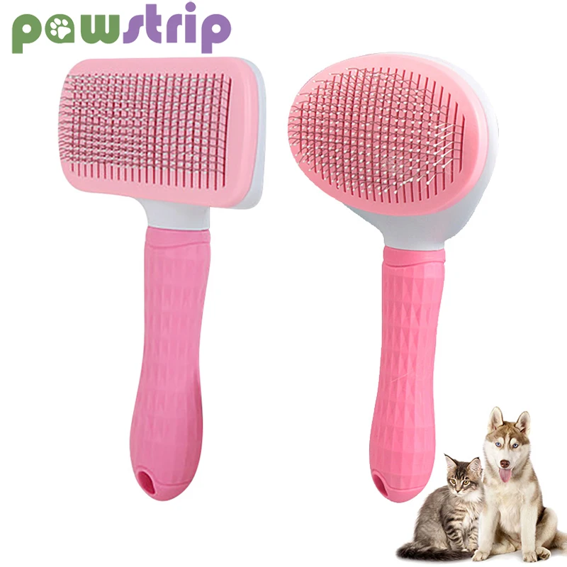 

Dog Hair Remover Comb Stainless Steel Pet Grooming Combs for Long Hair Dogs Cats Removes Hairs Brush Massage Bath Dog Supplies