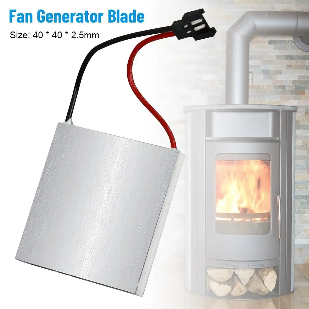 

227 ℃ Motor Set Fan Generator Blade Fireplace Fan Accessories Thermoelectric Generator Graphite Sheet Heat Conduction