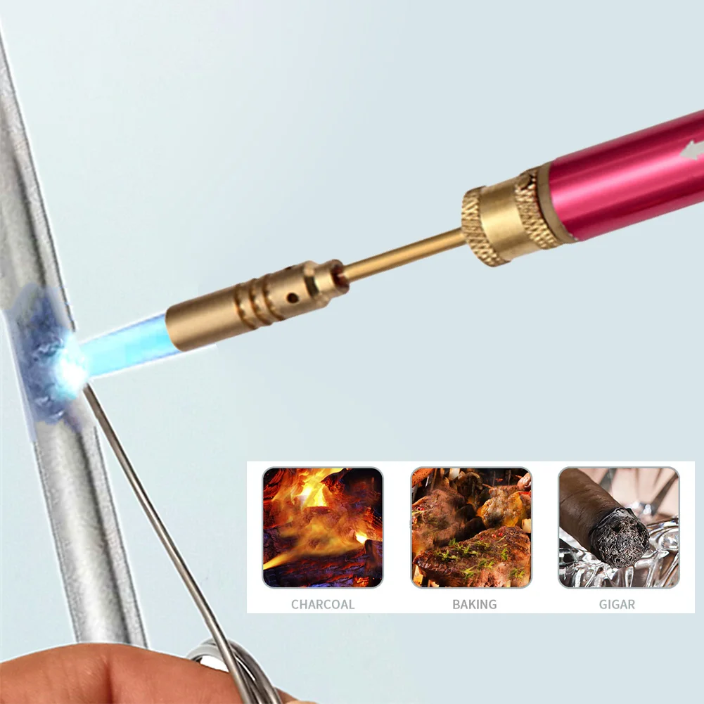 

Mini Gas Blow Torch Gun Soldering Iron Cordless Welding Soldering Pen Burner Butane Blow Torch Solder Iron Welding Pen Burner