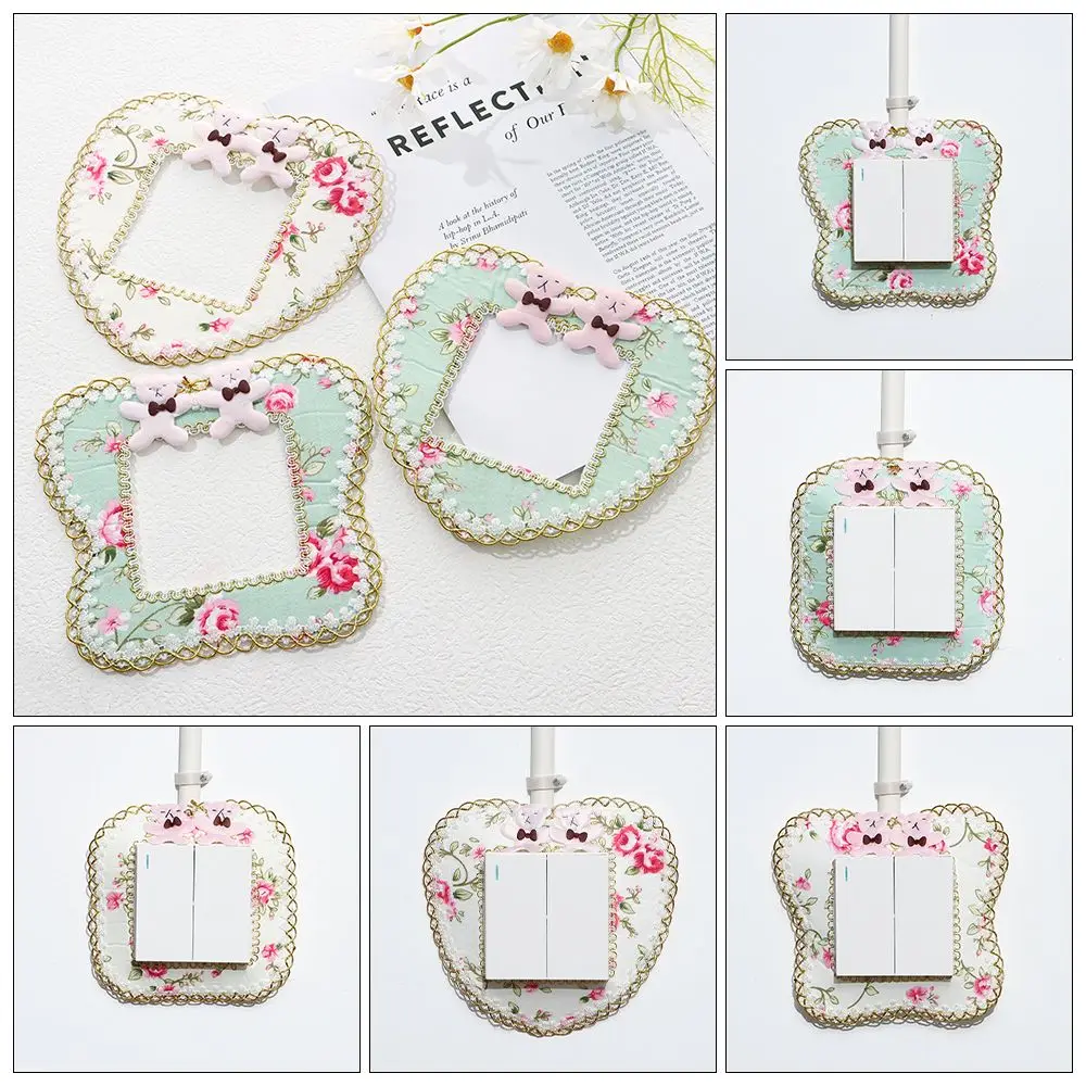 

Home Decor Creative Modern Switch Wall Stickers Light Socket Decoration Switch Protective Cover Switch Socket Sticker