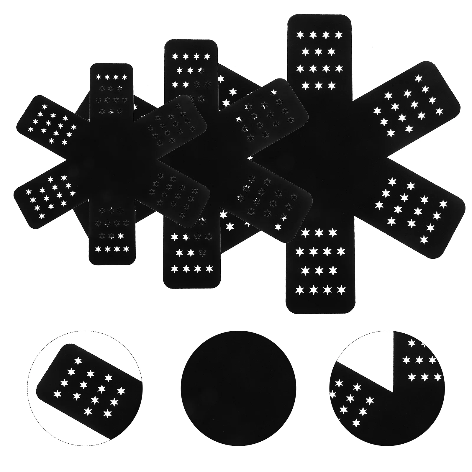 3 шт. полезные подушки для кастрюль коврики против царапин ковриков (серые 5