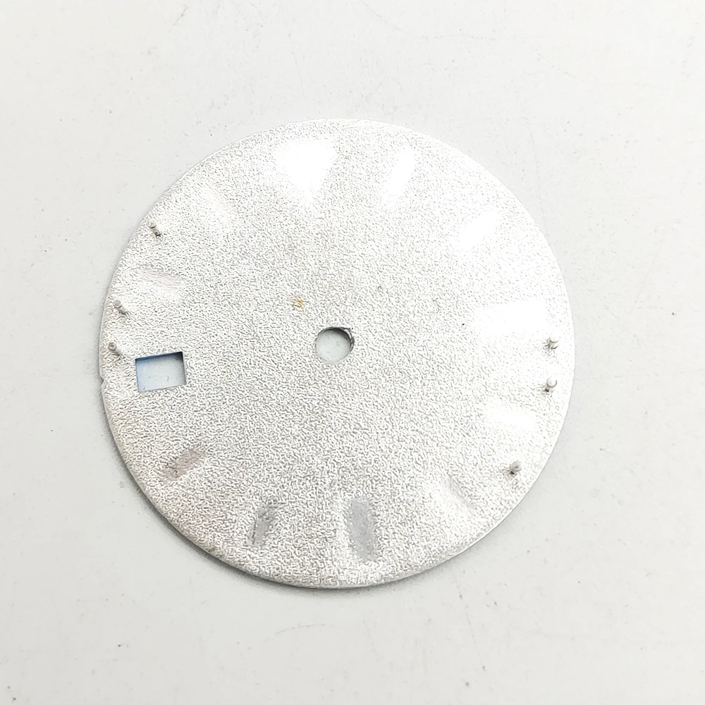 S 28.5mm Watch Dial Literally Green Luminous Dial Fit Japan NH35 NH36 4R 7S Automatic Movement Men Watch Accessories