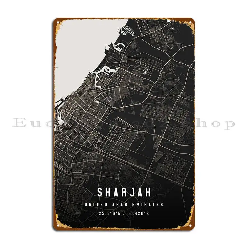 

Металлический знак ОАЭ Sharjah, Настенный декор, Настенный декор, забавный фотопостер