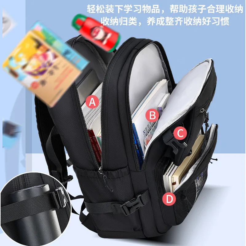 Waterproof kids Primary school Backpack Children School Bags for Boys backpack Kids Orthopedic schoolbag mochila escolar 2022