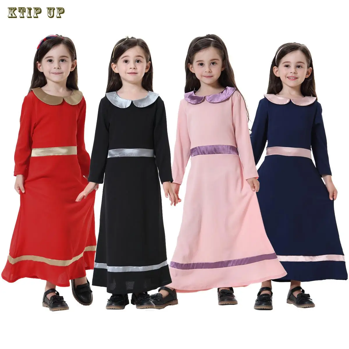 

Muslim Girls Dress Islamic Prayer Garment Burqa Khimar Jilbab Long Hijab Abaya Kaftan Arab Prayer Maxi Dress Robe Gown Hijab