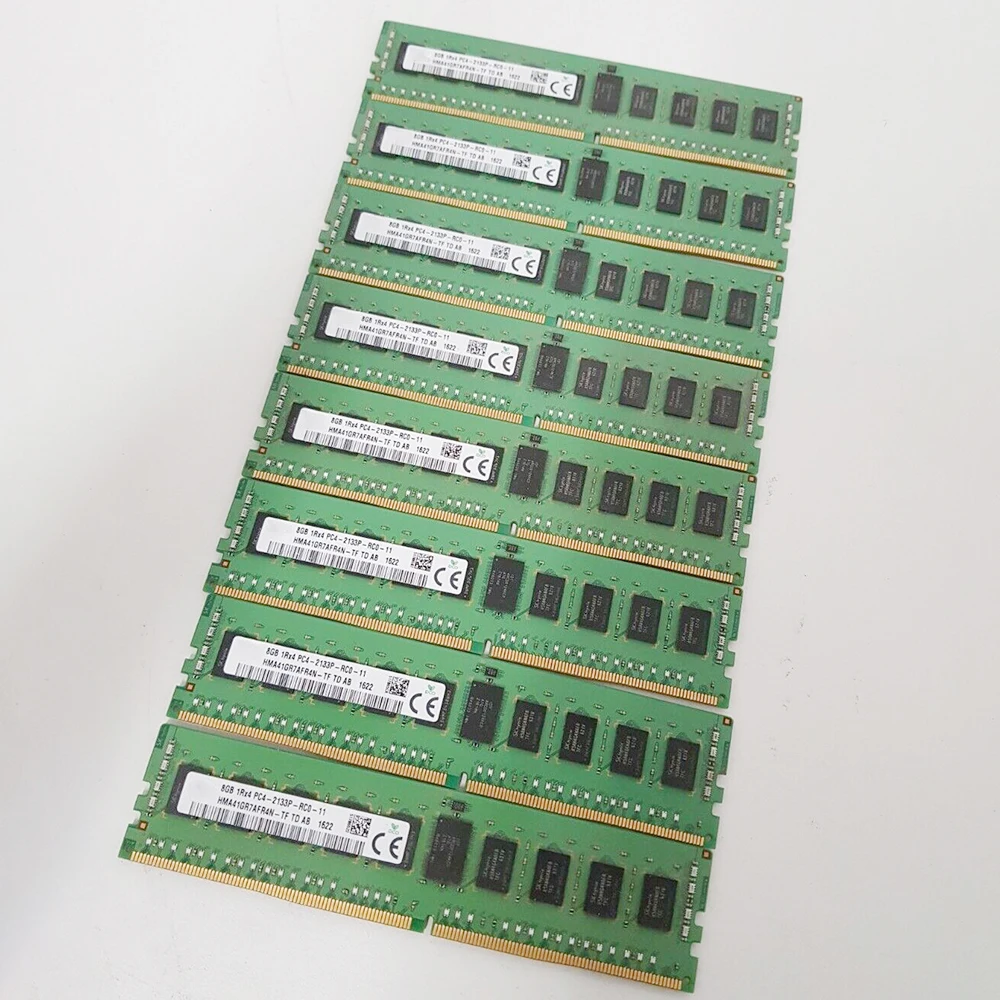 HMA41GR7AFR4N-TF для SK Hynix RAM 8GB 8G 1R × 4 PC4-2133P 2133 DDR4 память ECC REG