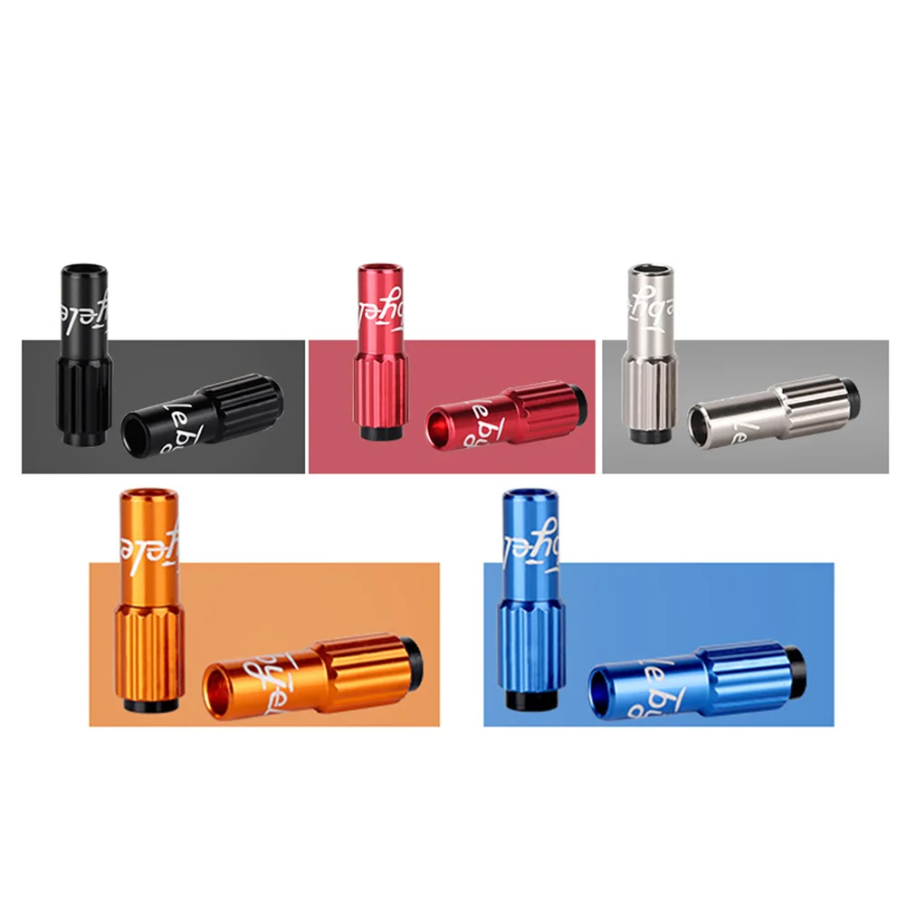 

2Pcs Bike Brake Cable Gear Shift Connector Line Regulator Ultra-light Aluminum Alloy Adjuster Housing Cap Bicycle Accessories