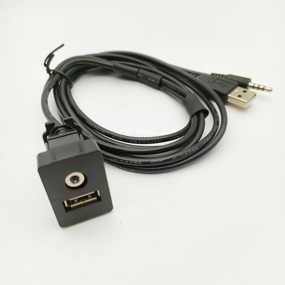 

Автомобильный переходник CD AUX USB-кабеля удлинитель аудио USB/AUX-порт для Toyota Corolla 4runner Highlander Socket