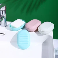 imucci simple and modern waterproof soap dish with lid exquisite candy color storage box bathroom amenities home accessories