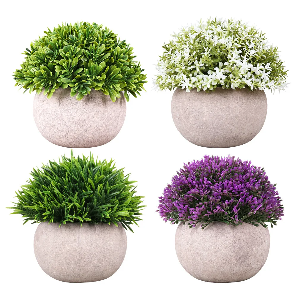 

Combined Simulation Potted Nordic Style Home Desktop Decoration Green Plants Wedding Home Decoration