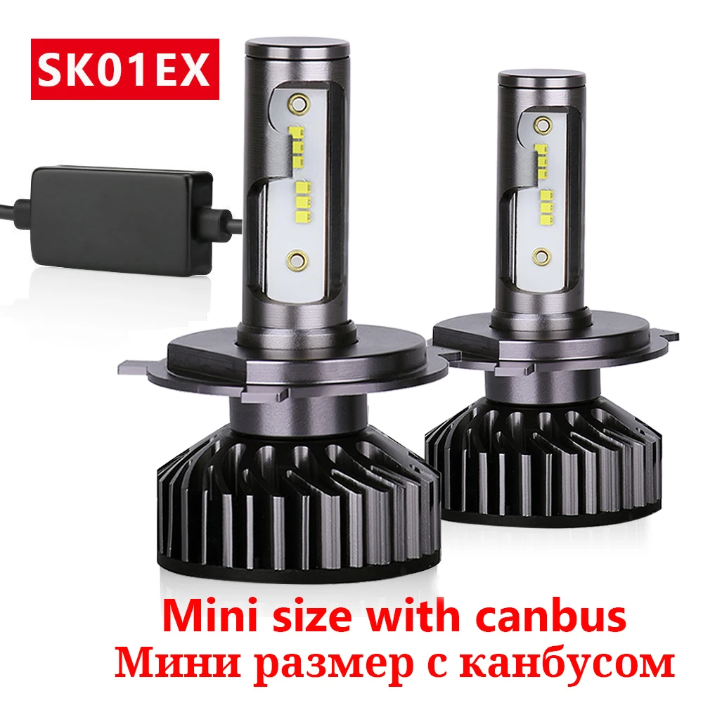 

Светодиодная лампа для автомобильных фар, 9005 к, 12 В, 80 Вт, Canbus H11, H8, H1, 9006, HB3, 6000, HB4