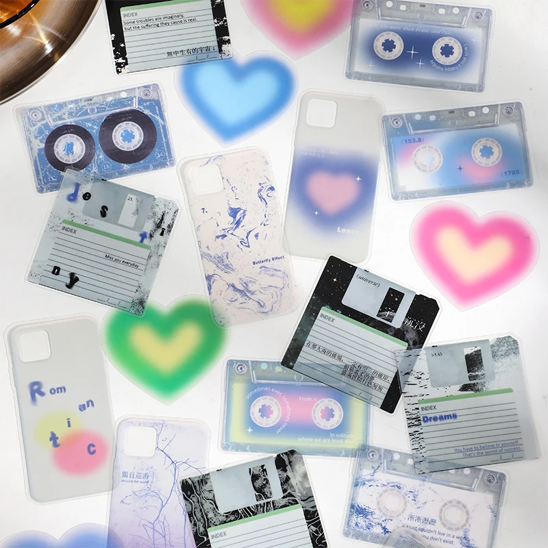 

8packs/LOT cosmic accident series creative cute decoration DIY PET stickers