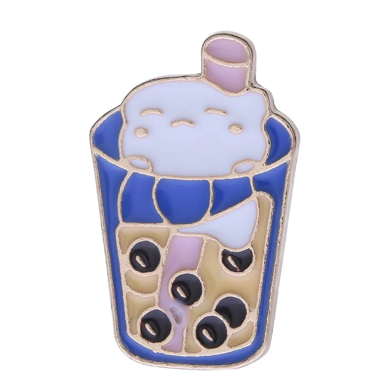 

Гламурный сплав Капельное масло мультфильм Мороженое иконы рюкзак одежда мороженое брошь Кнопка булавка для друга аксессуары