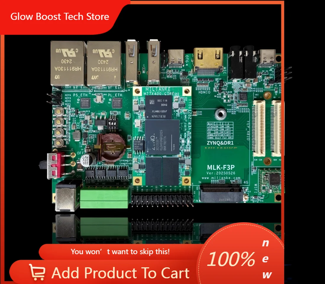 Фото Плата разработки NYFPGA ZYNQ7020/7010-MLK-F3P, двухъядерный процессор ARM, Wi-Fi, USB №1
