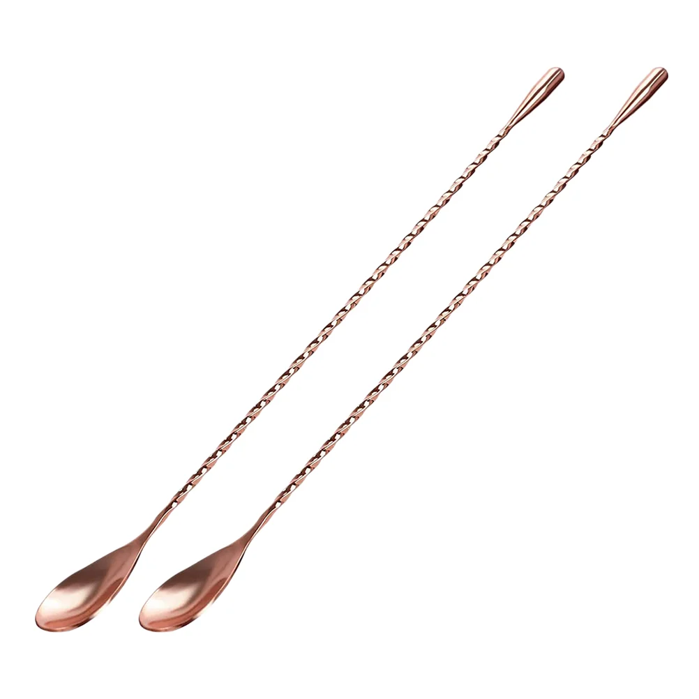 

Spoon Spoons Cocktail Swizzle Mixing Stirrer Drink Beverage Mini Sticks Stirring Dessert Stirrers Stir Forkstick Coffee