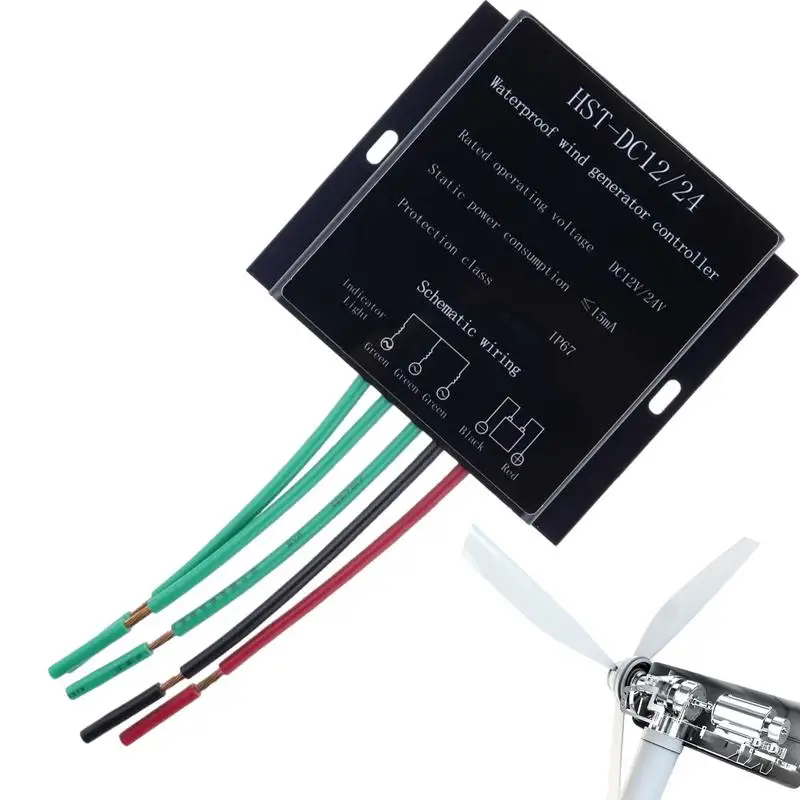 

Контроллер ветряной турбины, 2000 Вт, IP67, 12 В/24 В