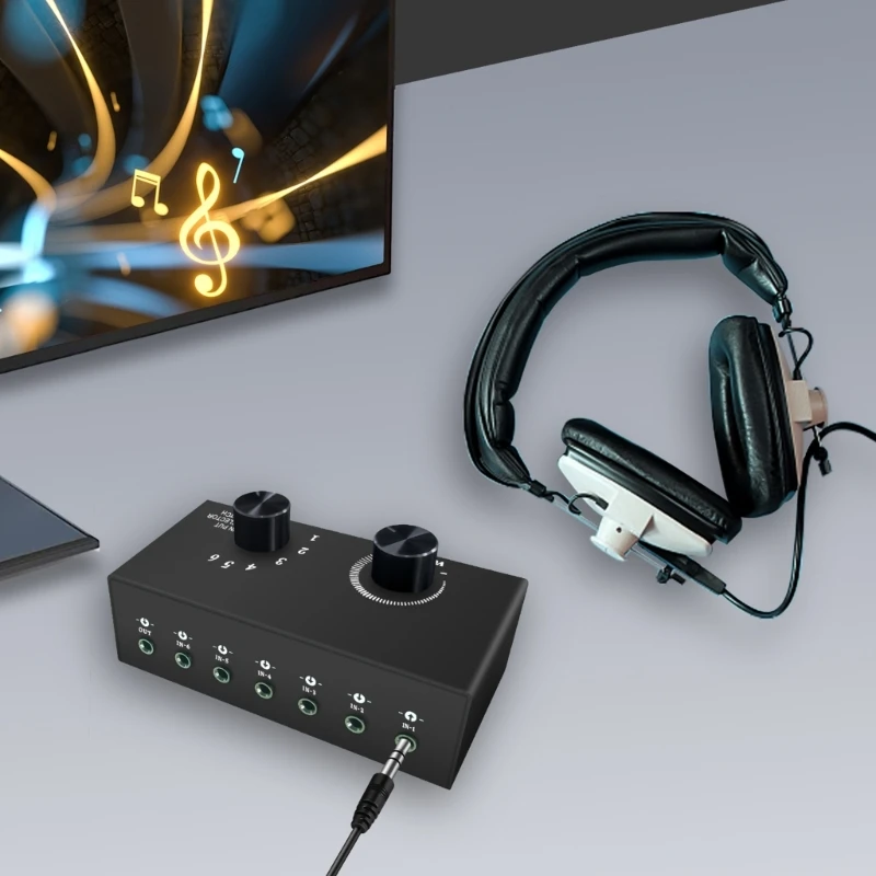 

Усилитель для наушников 3,5 мм Φ 6 в 1 Out Switchers K1KF