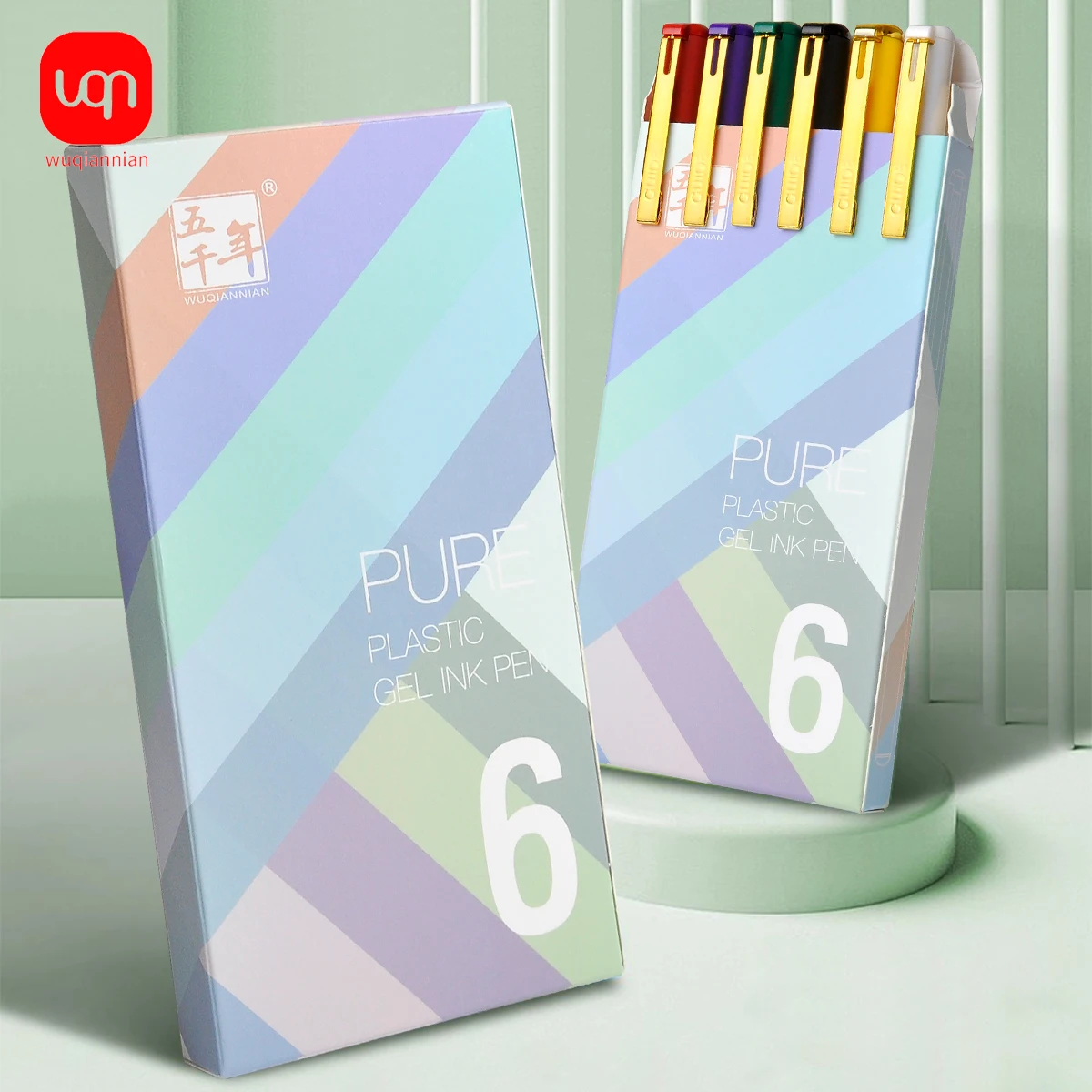 6 шт. декоративные пластиковые шариковые ручки