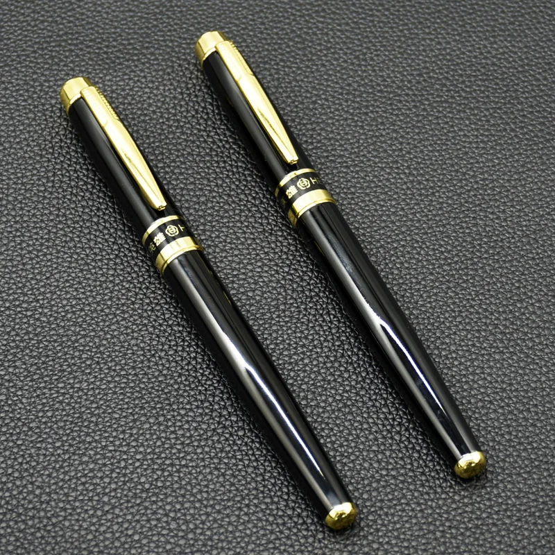 Высокое качество 8870 черная золотая деловая офисная авторучка школьные