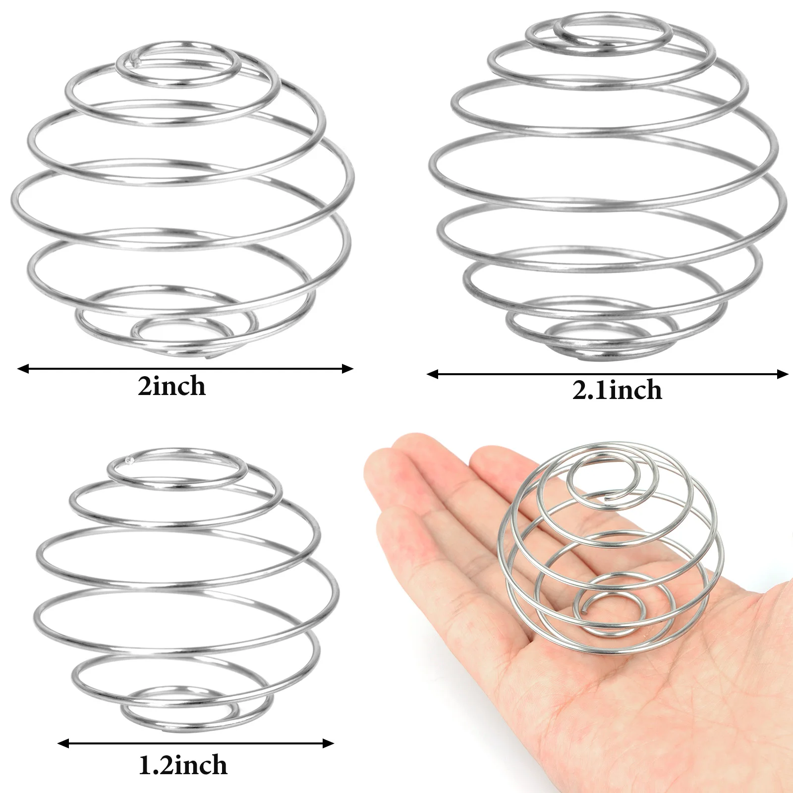 

9Pcs Multifunctional High Quality Protein Shake Blender Stainless Steel Blender Ball Mixing Shaker Blender Blender Ball