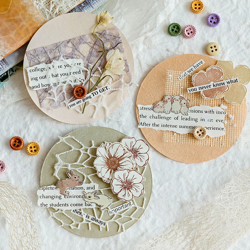 1 компл. романтический ретро-узор полый коллаж материал бумага креативный сделай