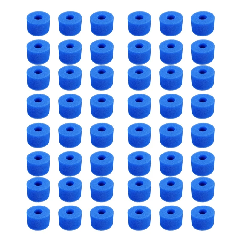 

48PCS Swimming Pool Foam Sponge For Intex S1 Reusable Washable Biofoam Cleaner Pool Foam Swimming Accessorie