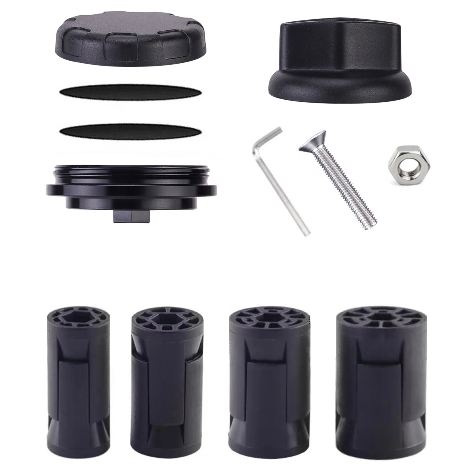 Передняя вилка велосипеда нижнее отверстие тайник внутри анти-потерянный