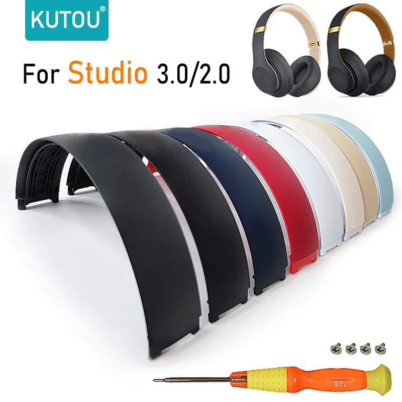 Piezas de plástico de arco de diadema de repuesto para Beat Studio 2,0, Kits de 3 auriculares para Studio2 Studio3