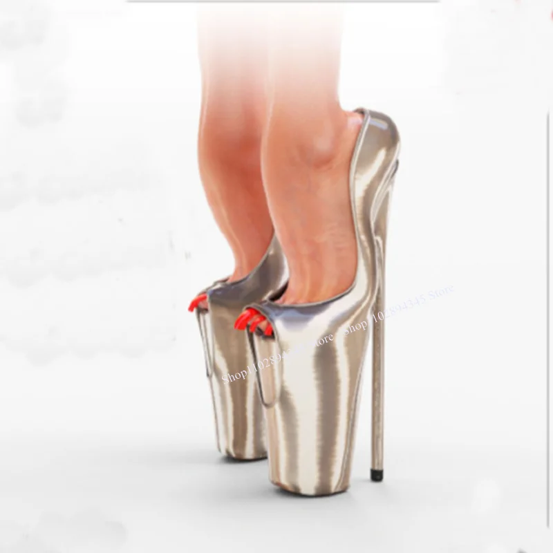 Туфли-лодочки женские на платформе заостренный носок без застежки тонком