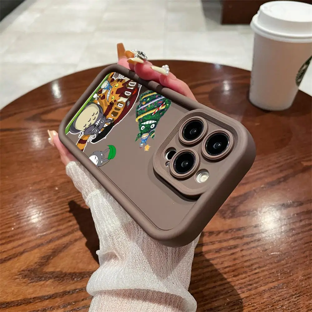 Чехол для телефона MINISO с изображением аниме T-Totoros R-Reflectivess лестница глаз Iphone 11 12 13