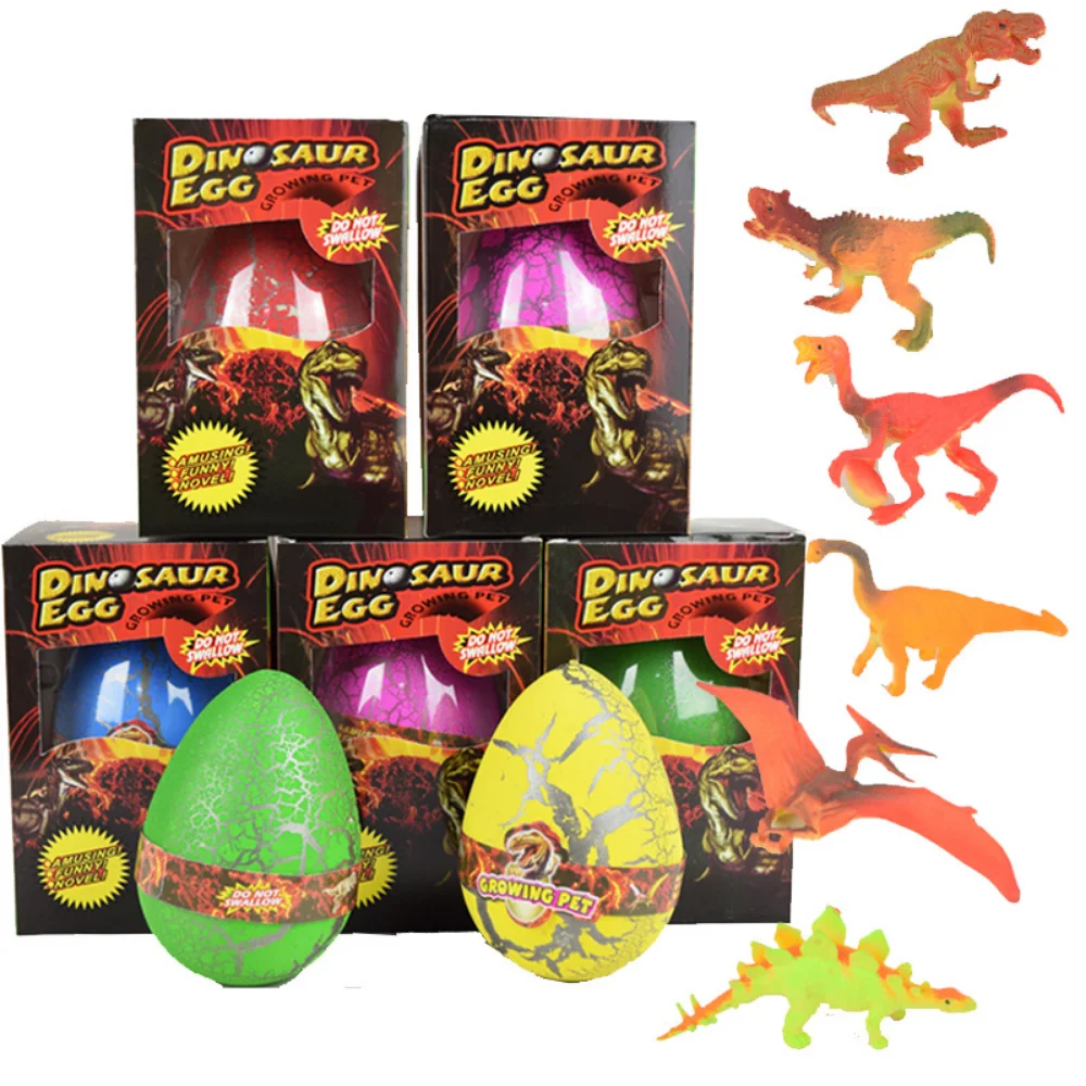 

Magic Dinosaur Egg Hatching Growing Dinosaur Add Water Grow Egg Animal Breeding Process Educational Teach Dinosaur Toys for Kids