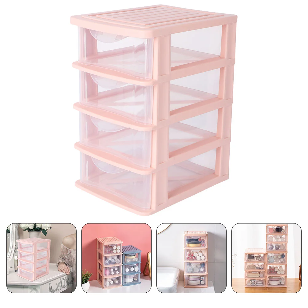 

Drawer Type Transparent Storage Box Desktop Storage Organizer