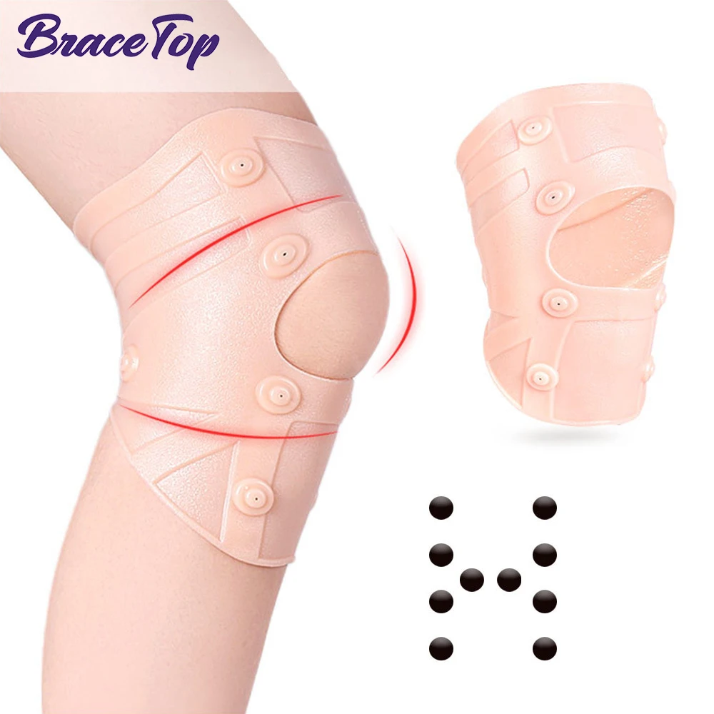 

1 PC Magnetic Therapy Kneepad Knee Brace Support Compression Sleeves Joint Pain Arthritis Pain Relief Injury Recovery Protector