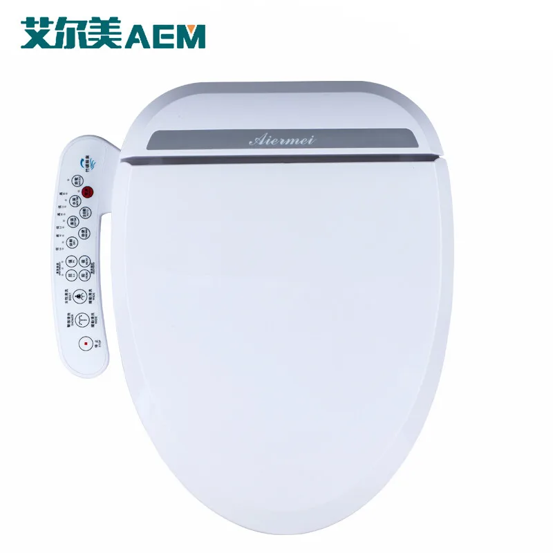 

Smart Heated Toilet Seat Remote Control Intelligent Bidet Toilet Seat WC Sitz Automatic Toilet Lid Cover Female Buttocks Washing