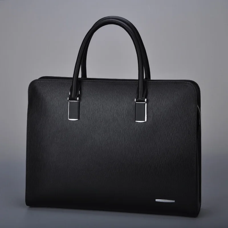 Combination Lock Briefcase Men's Business Men's Bag Handbag Men's Cattle Leather Bag Small Shoulder Bag Crossbody Bag Casual