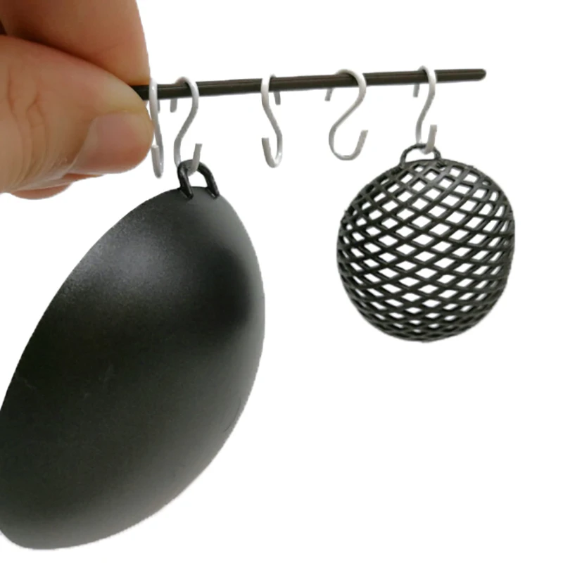 

10 шт., металлические крючки для кукольного домика