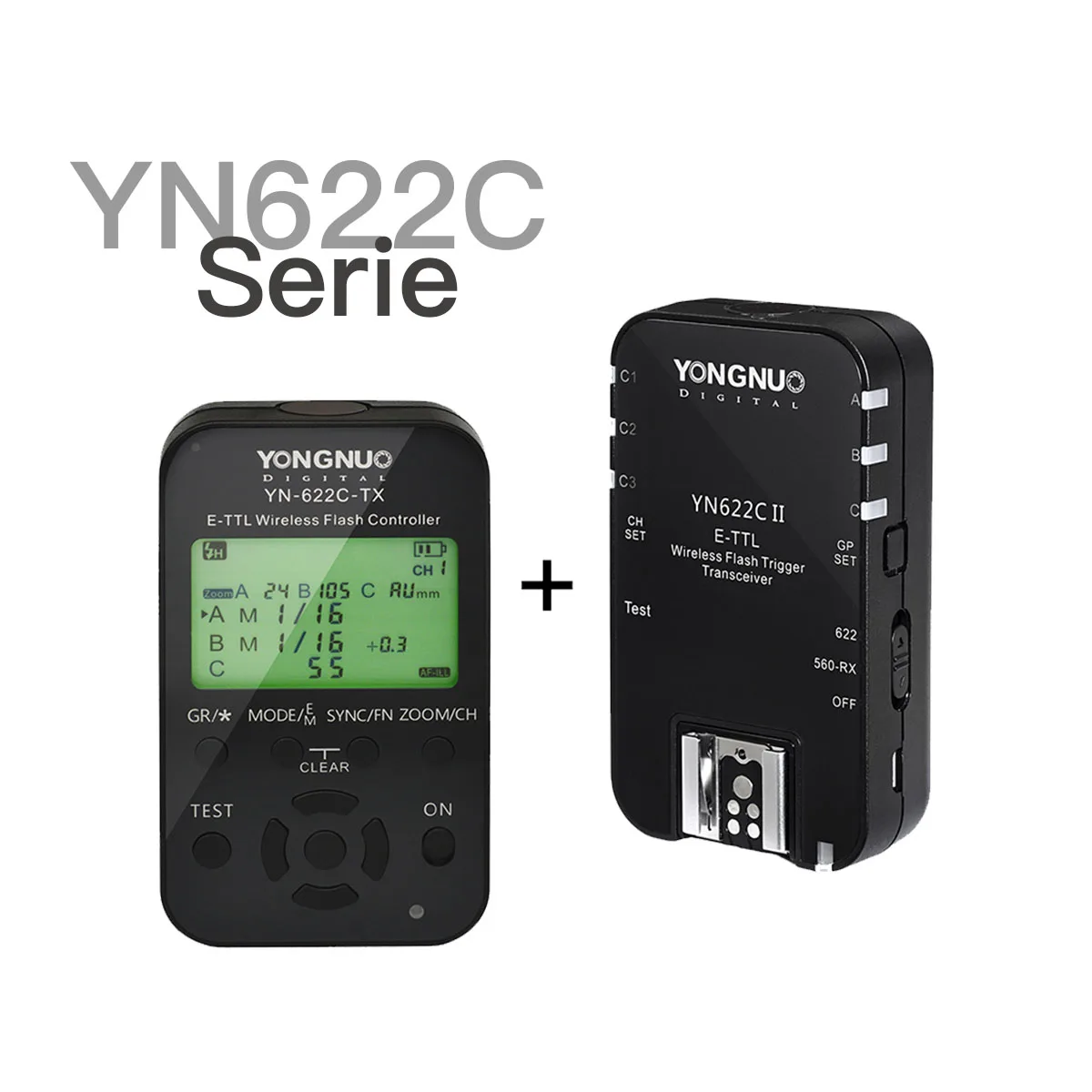 Фотовспышка speedttl YN622C II Беспроводная YONGNUO KIT с высокоскоростной синхронизацией HSS 1/8000s для камеры Canon 500D 60D 7D 5diii