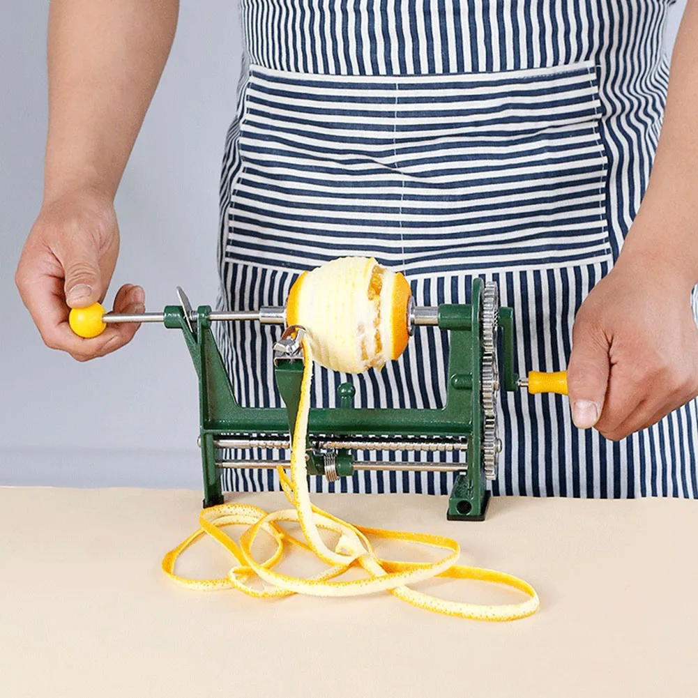 

Multifunction Rotary Apple Peeler Fruit Manual Slicer Machine With Cutting Apple Slicer Orange Peel Kitchen Gadgets Tools