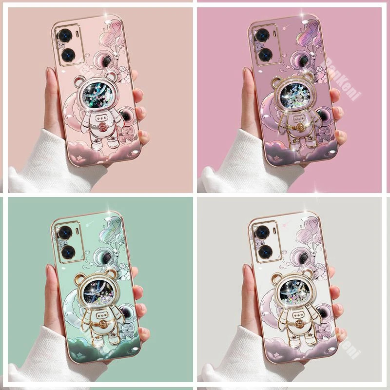 Креативный держатель для телефона в виде медведя астронавта OPPO A57 4G