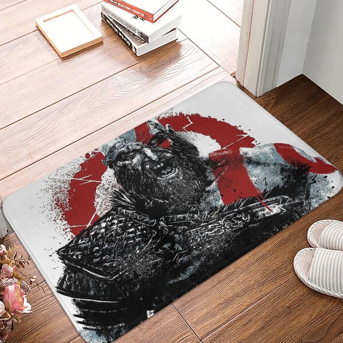 

God of War Anti-Slip Doormat Living Room Mat The God Returns Balcony Carpet Welcome Rug Indoor Decor