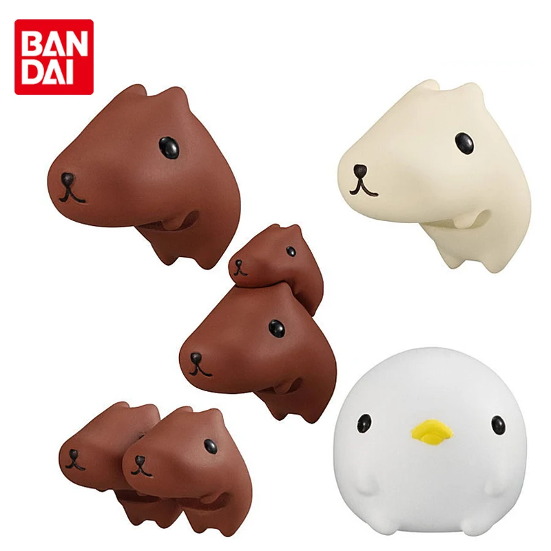 

Bandai Genuine Gashapon Hugcot Kapibara Giant Mouse Embraces The Data Cable Doll Kawaii Anime Action Figures Capsule Toys Gifts