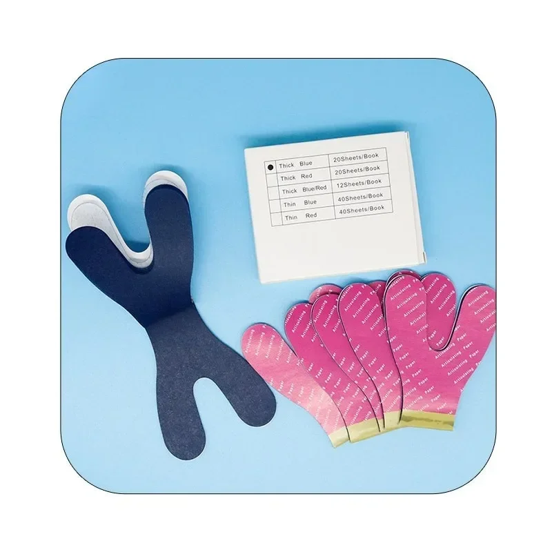 Стоматологическая артикуляционная бумага полоски для укуса односторонняя