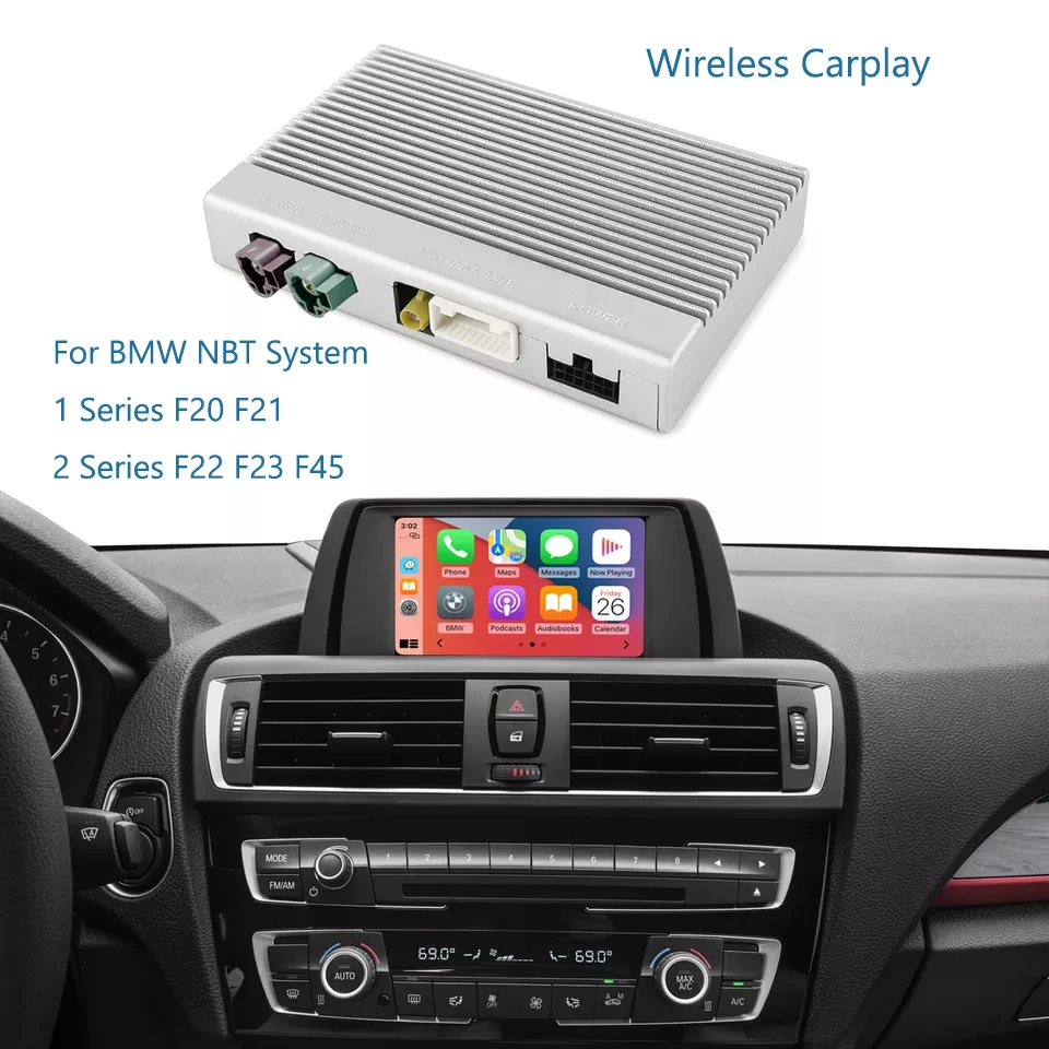 Road Top беспроводной Apple CarPlay Android автомобильный декодер интерфейс NBT для BMW 1 серии F20