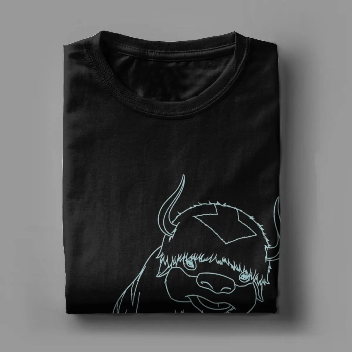 Мужские футболки Avatar-The Last Airbender Appa Line с художественным логотипом для отдыха